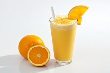Orange milk shake, orange juice splash, refreshing, citrus, fruit beverage, liquid refreshment, thirst quencher, juicy, vibrant, energetic