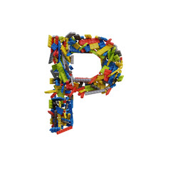 Play Blocks 3D Alphabet or PNG Letters