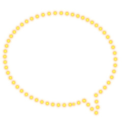 polka dot yellow icon element doodles 