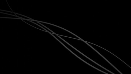 3d render illustration of abstract lines on dark background. Suitable for abstract backgrounds, gaming, and wallpaper. 