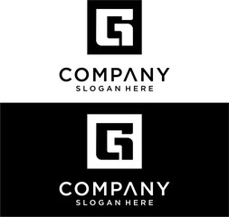 creative letter G logo design vector