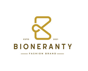 Minimalist Letter B logo template