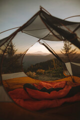 camping in the sunset © johncwingfield