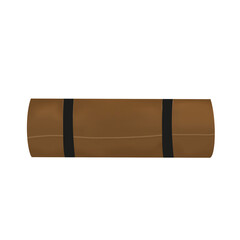 Yoga Mat, Pilates mat on the floor ready for workout. Close up. Focus on mat