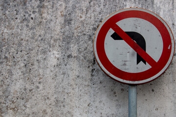 Traffic signs, various: direction indicators, prohibited turning, works, caution children... In a...