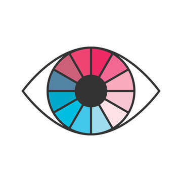 Tritanopia Vector Icon.