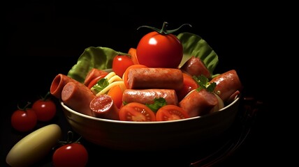 Boiled Sausage: Plump and Juicy Temptation