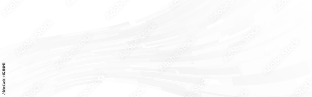Wall mural white lines background. smooth dynamic wallpaper with wave effect. light geometric design for websit