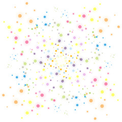 Pastel Polka Dots Background Wallpaper