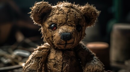 Teddy Bear Toy.Teddy Bear. Cute Teddy Bear. Bear Toy. Made With Generative AI.