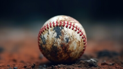 Old Dirty Baseball. Generative ai