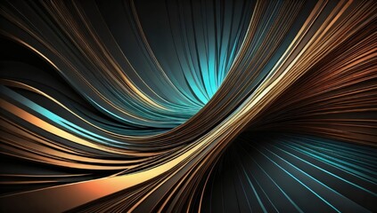 abstract wave background illustration. generative ai