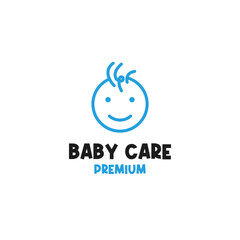 Baby Care Logo Design Concept Vector Illustration Symbol Icon