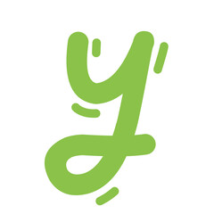 Obraz premium Simple Font Line Rounded