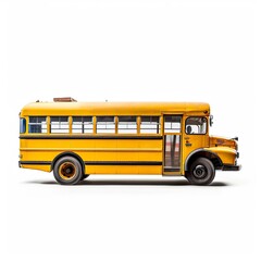 a yellow school bus
