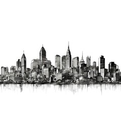 Fototapeta premium Cityscape, landscape of properties