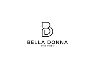 Line art Logo | Typography | D| BD