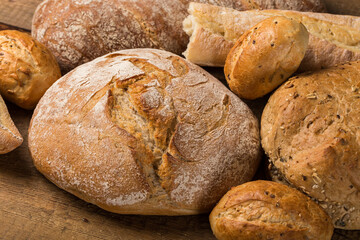 Close-up of traditional bread