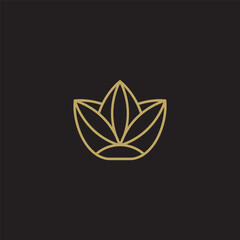 abstrac flower logo