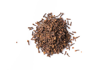 Cloves isolated on white background