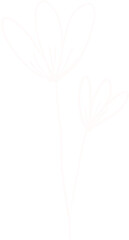 Flower line art