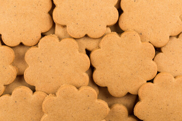 Gingerbread star cookies