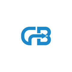 letter Cb logo lettering
