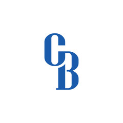 letter Cb logo lettering