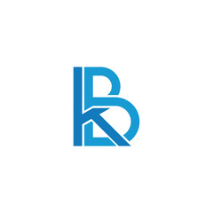 Fototapeta premium KB letter logo