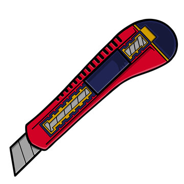 Dynamic Red Cutter Illustration: Versatile Tool for Precision Cuts. Discover the versatility and precision of this dynamic red cutter in this captivating illustration. 