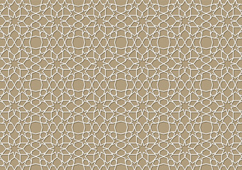 Exquisite mosque ornament featuring a celestial star symbol entwined with the graceful beauty of a lotus flower