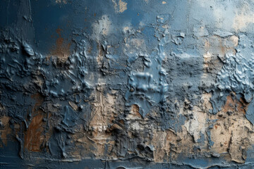 Obraz premium Generative AI illustration of Background of old and cracked wall painted colorful