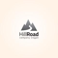 Fototapeta premium Hill Road Logo