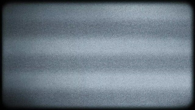 VHS and kinescope. The problems of video signal of kinescope TV and interference on the screen. Retro.