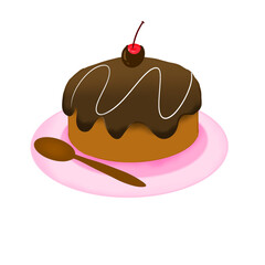 Chocolate cherry cake