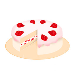 Strawberry cake