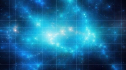 Obraz premium abstract blue background with particles HD 8K wallpaper Stock Photographic Image