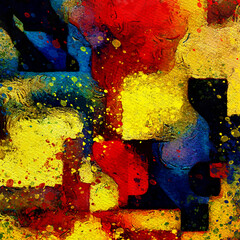 abstract painting watercolor colorful digital painting