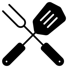 set of barbeque utensils