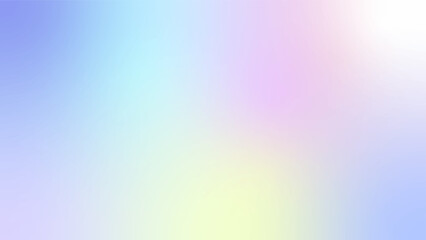 Holographic gradient vector pastel color palette background 16x9