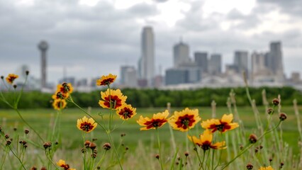 Captivating Wild Beauty: Balsam Root in Spring, Bathed in Late Afternoon Sunlight, Pacific Northwest USA - 4K
