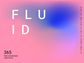 Liquid on colorful background. Bright mesh blurred pattern in pink, blue, green tones.