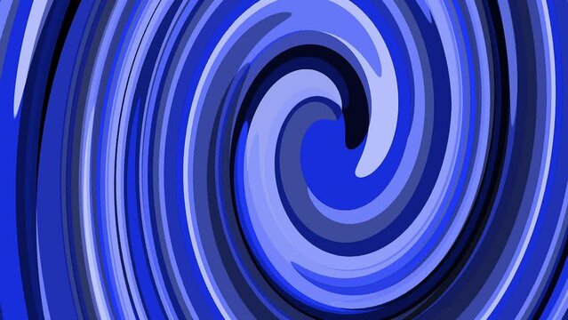 Blue circle abstract background for colorful vortex concept - stock video