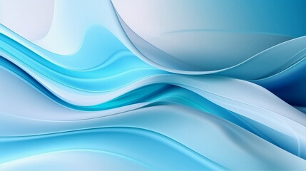 Abstract blue wavy background, ai generated