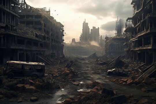 Fading Hopes: glimpses of a dystopian world, Generative AI