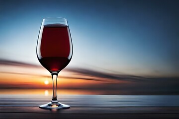 glass of red juice.