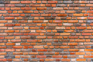 Beautiful rough textured brick wall surface. Background or backdrop. Blank for design, graphic resource