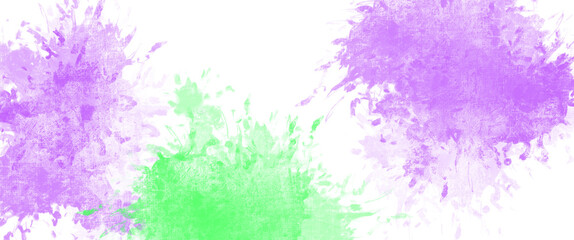 Colorful abstract background with splashes