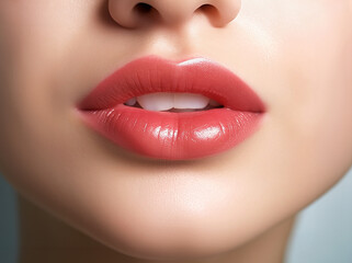 close up lips
