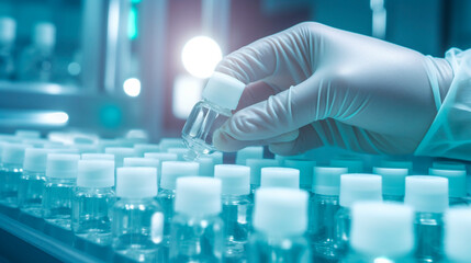 Fototapeta premium scientist working in laboratory. Generative Ai. 